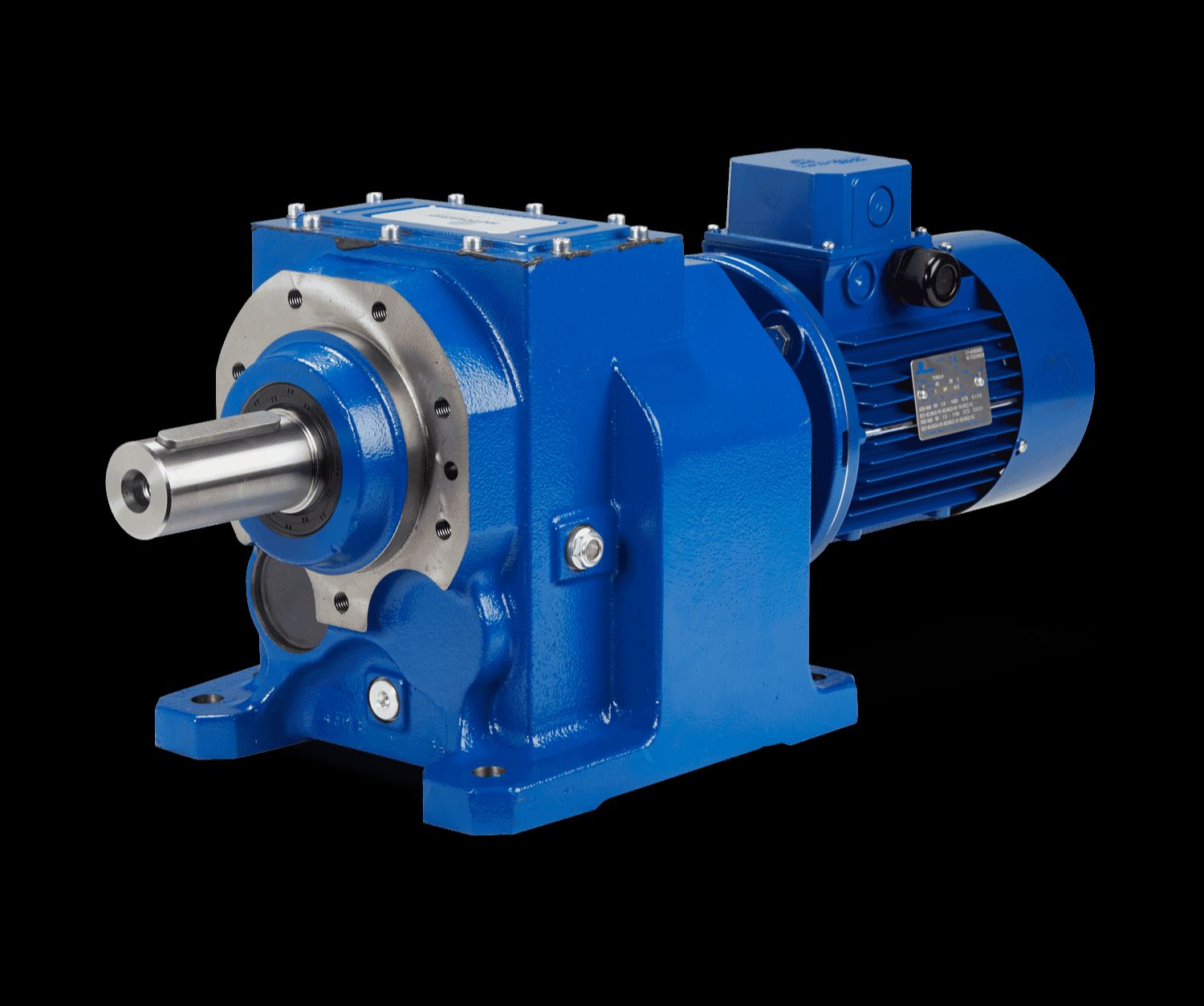 Inline helical gearbox